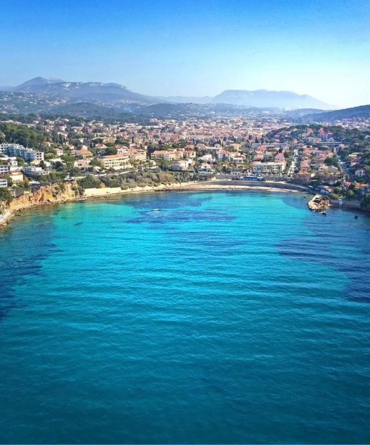 Confortable T2 Vue Mer Avec Terrasse Amenagee Et Parking Prive, Plage Et Port A Pied 사나리쉬르메르 외부 사진